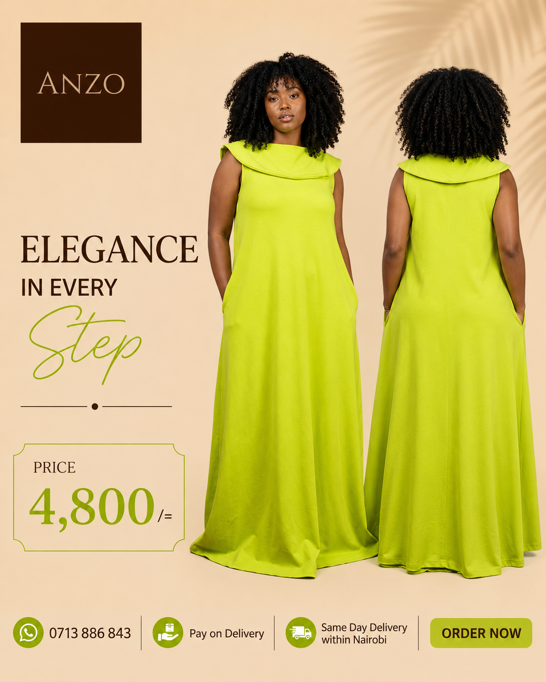 Lime Green Maxi Dress